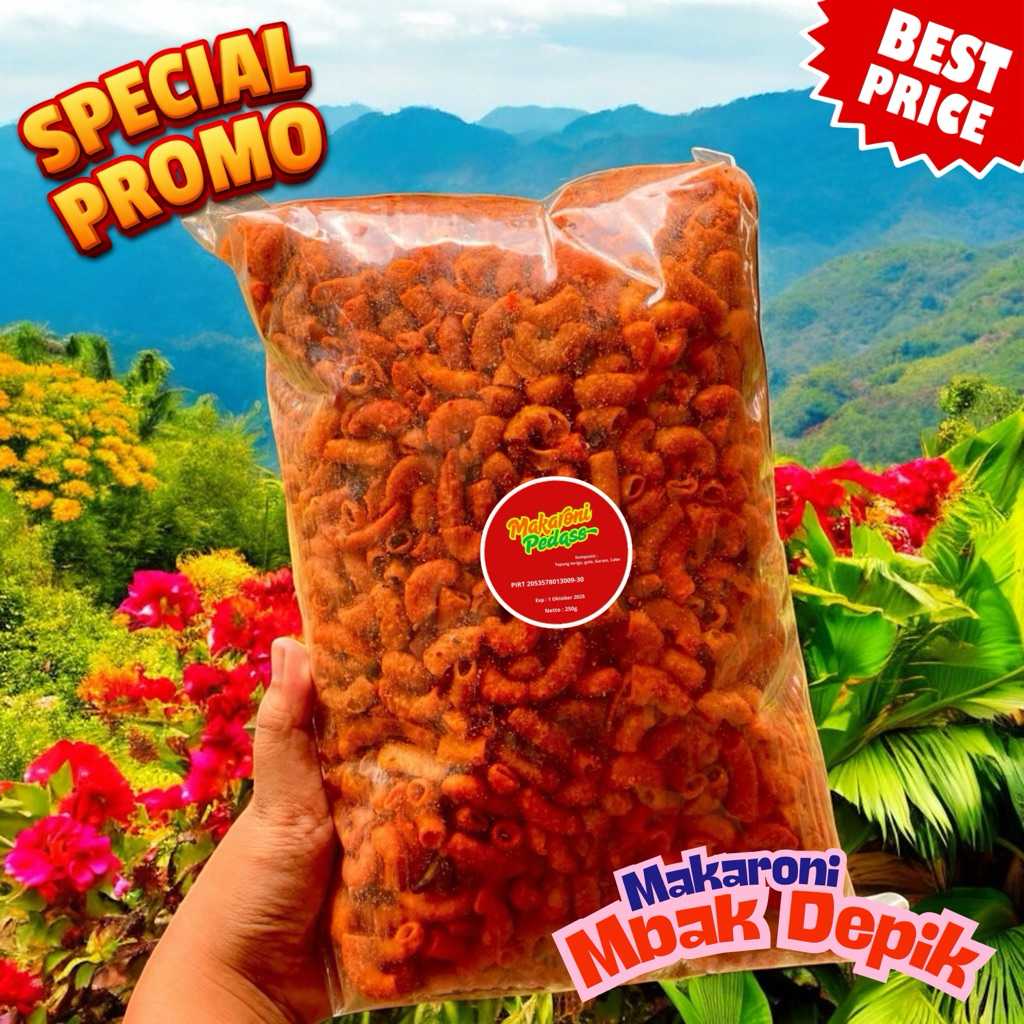 

Makaroni Pedas Santai Dulu 250gr – Sambil Rebahan!
