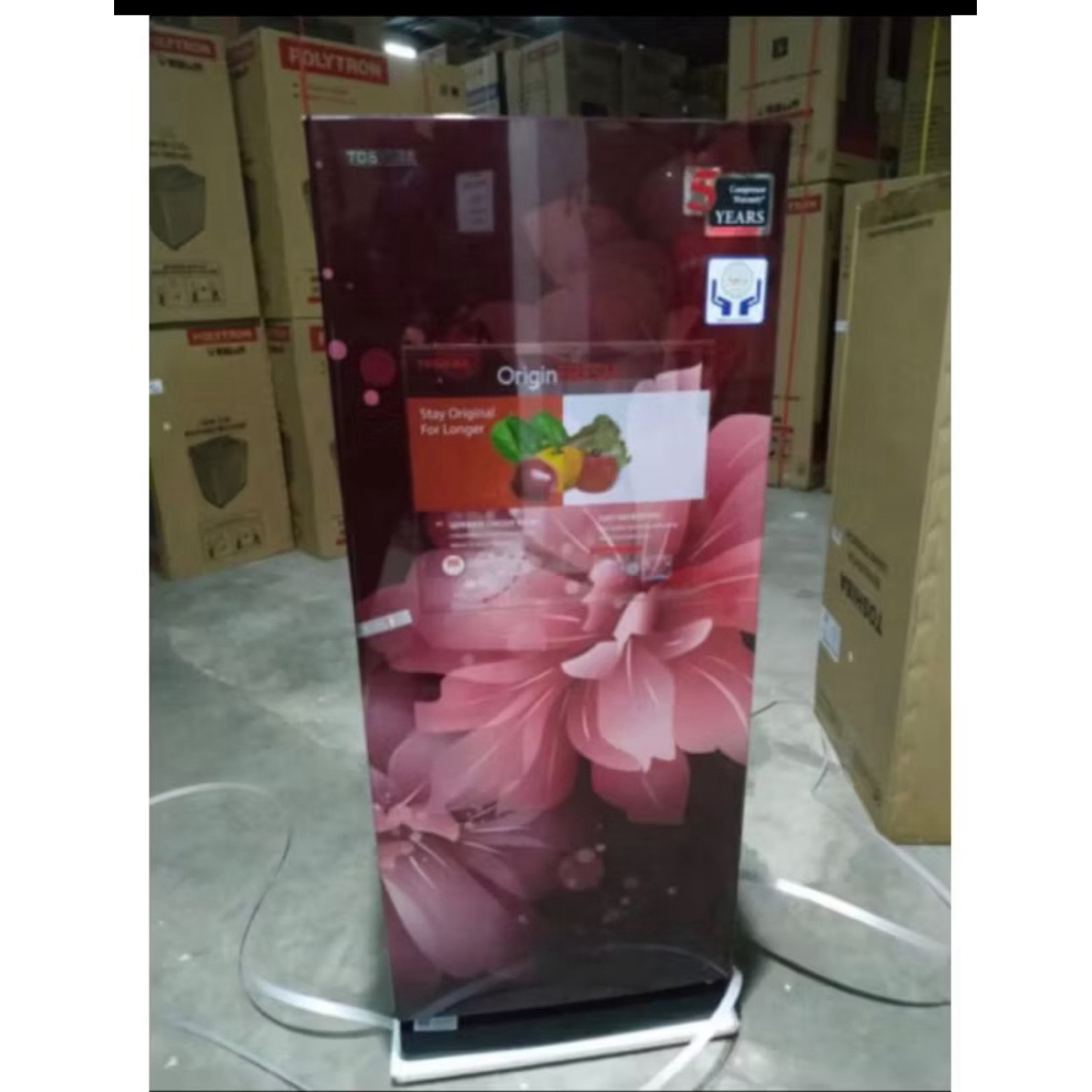 Kulkas Toshiba 1Pintu GR-RD196 Red