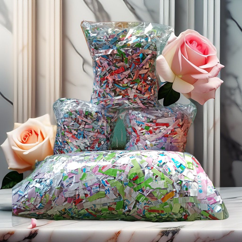

Bahan Ecobrick Plastik cacah bersih & wangi