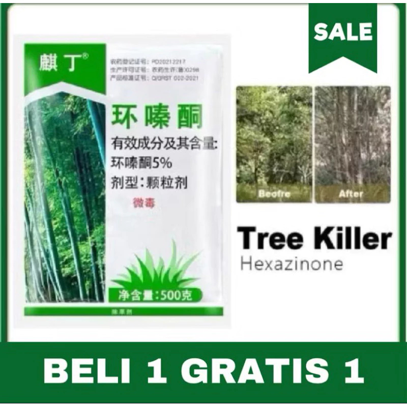 Bubuk Tree Killer Herbisida Pembasmi Rumput pohon dan Bambu