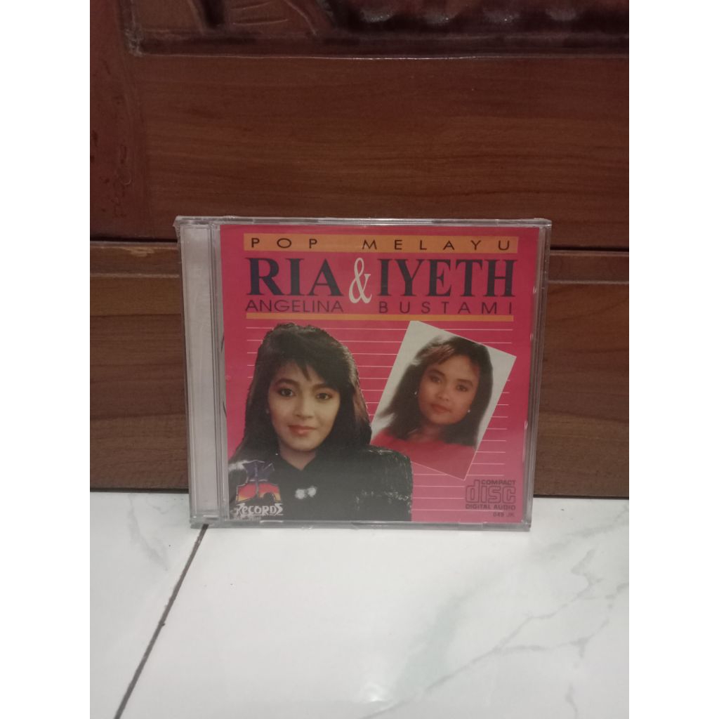 CD musik Kaset musik ori JK records pop Melayu Ria Angelina Iyeth Bustami