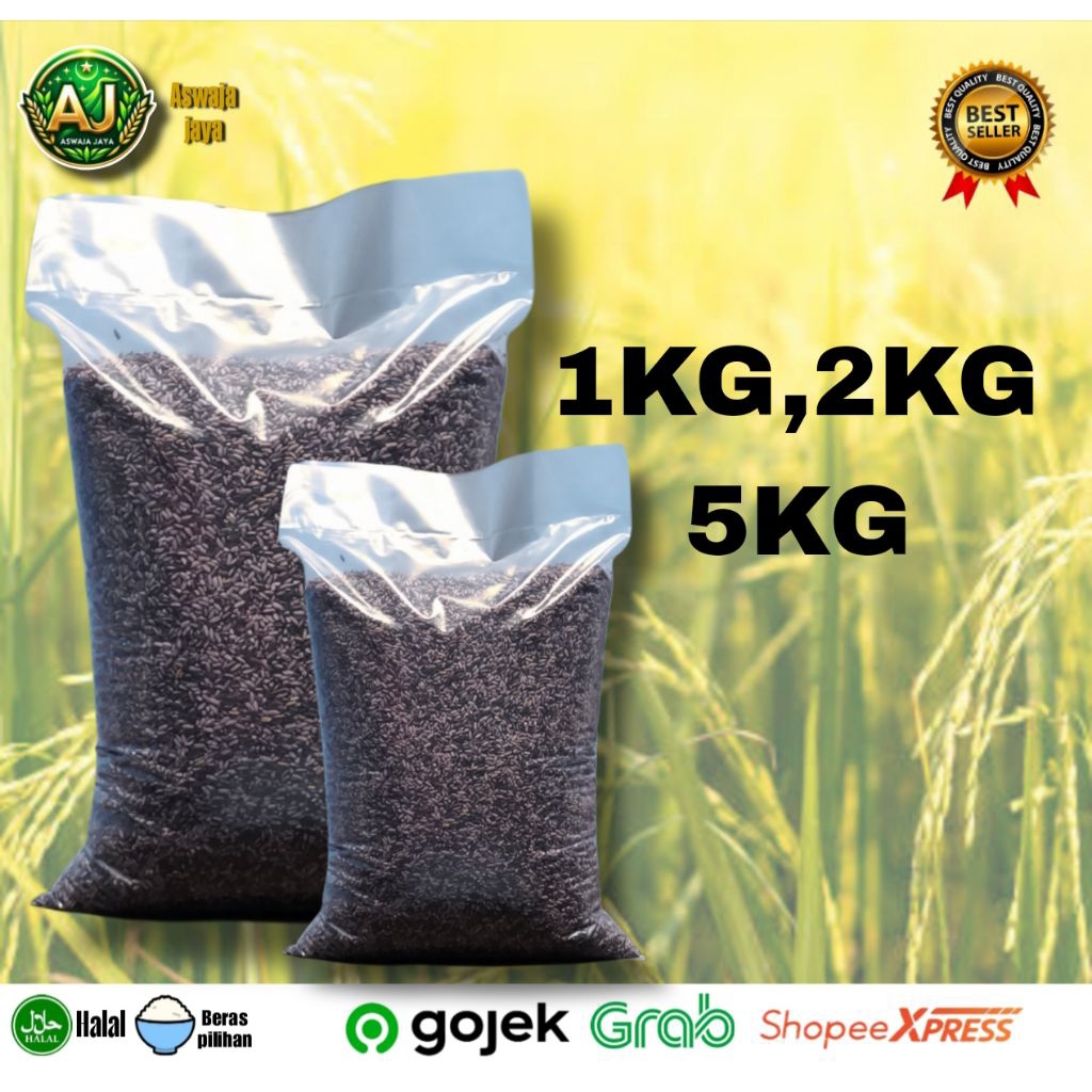 

Ketan Hitam Sosoh 1KG-2KG-5KG ketan murah - berkualitas premium