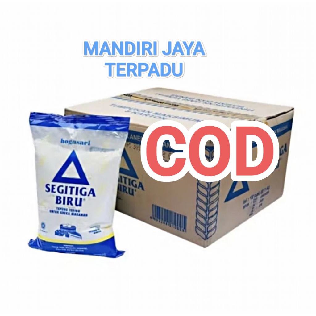 

Tepung Segitiga Biru 1 Dus Isi 12 Pcs Kemasan 1Kg/Pcs