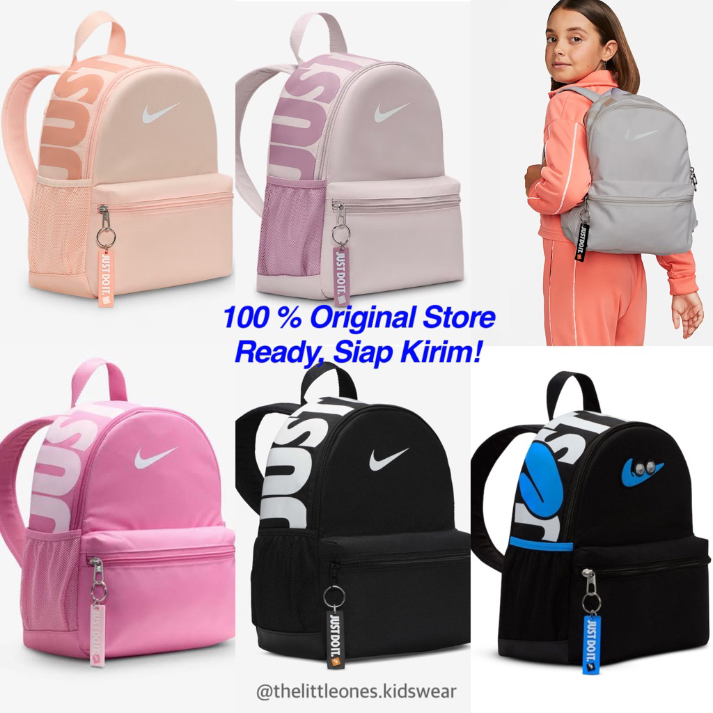 100 % Original Store Nike Brasillia JDI kids mini Backpack