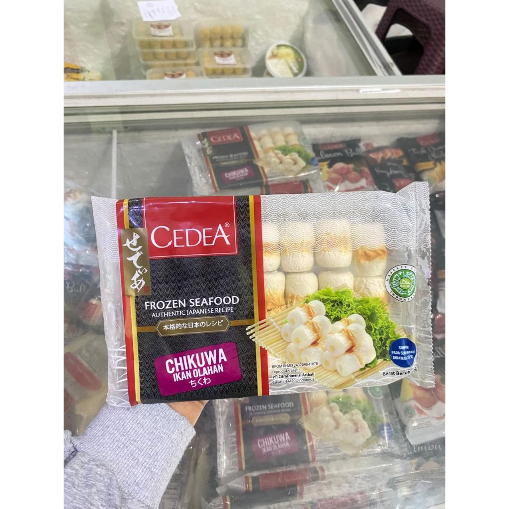 

Frozen cedea fish roll/chikuwa 250gr (tahan suhu ruangan 3 hari)