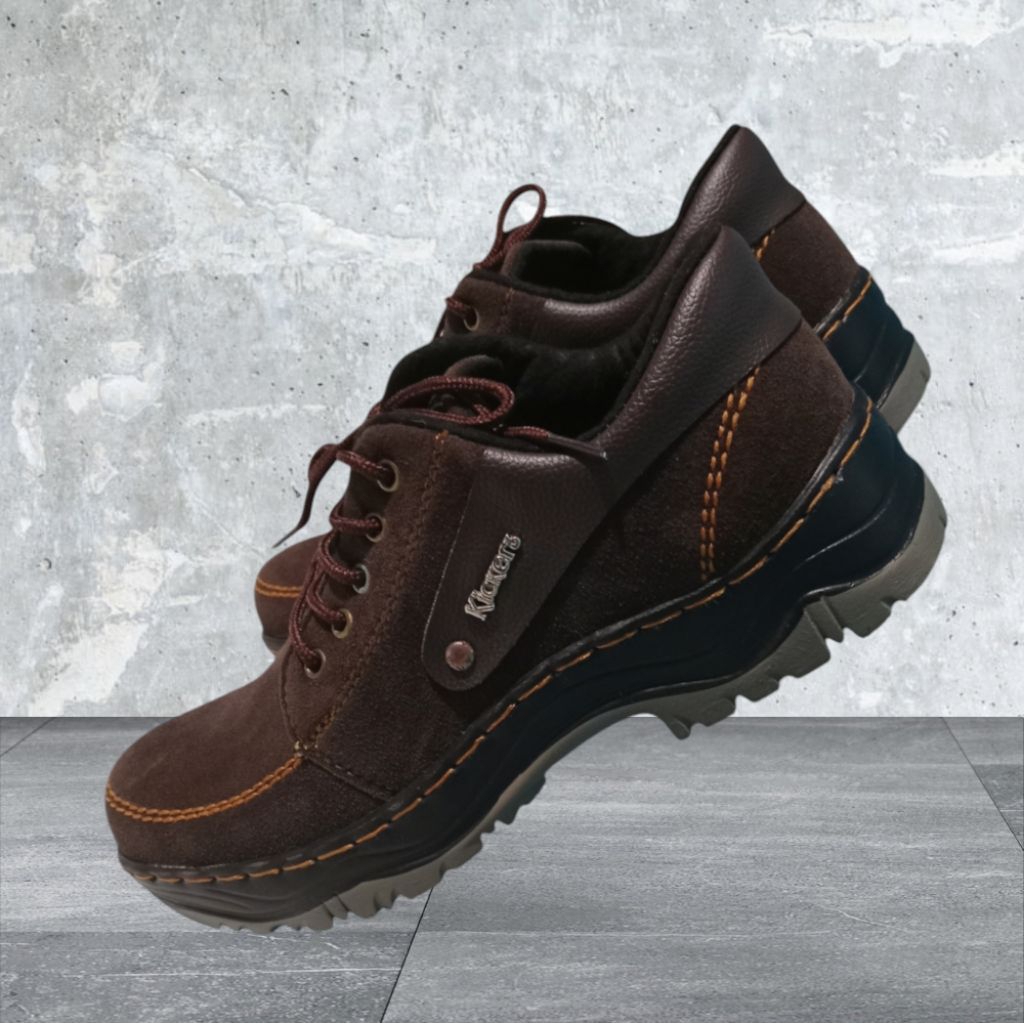 sepatu boots pria sepatu kerja pria sepatu boots bahan suede