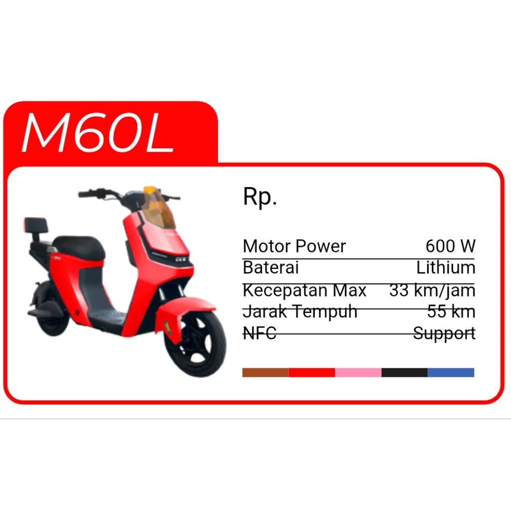 Sepeda Listrik Uwinfly M60 L (SMOO)