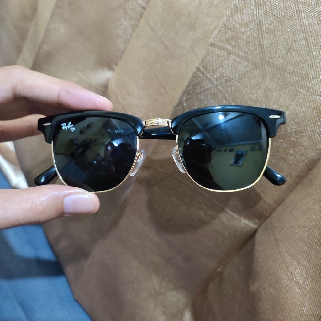 kacamata rb3016 black list gold