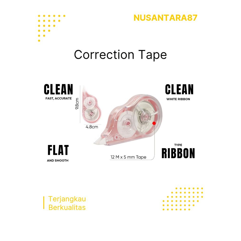 

Joyko Correction Pen Tipe Ex Pita Pastel