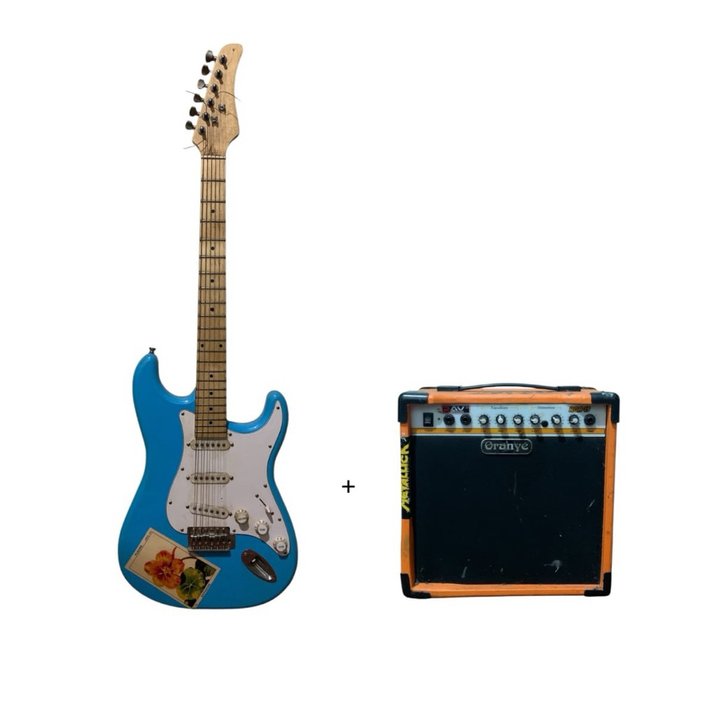 GITAR LISTRIK + AMPLI