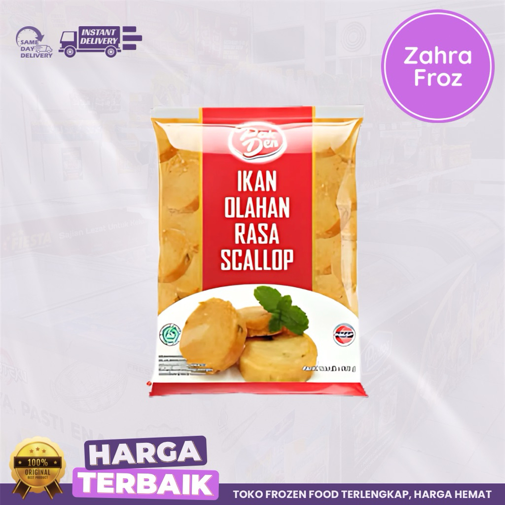 

PAK DEN OLAHAN IKAN SCALLOP 200 GR