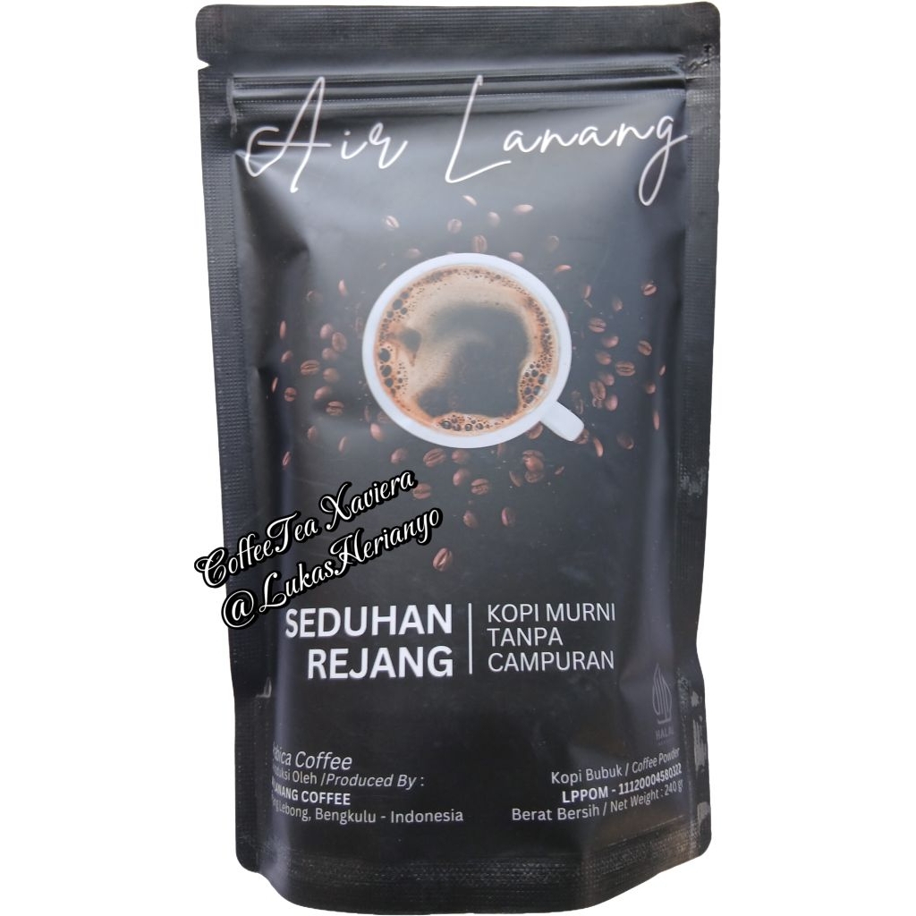 

Kopi Bubuk Arabika Merk Air Lanang dari Rejang Lebong, Bengkulu, Sumatera