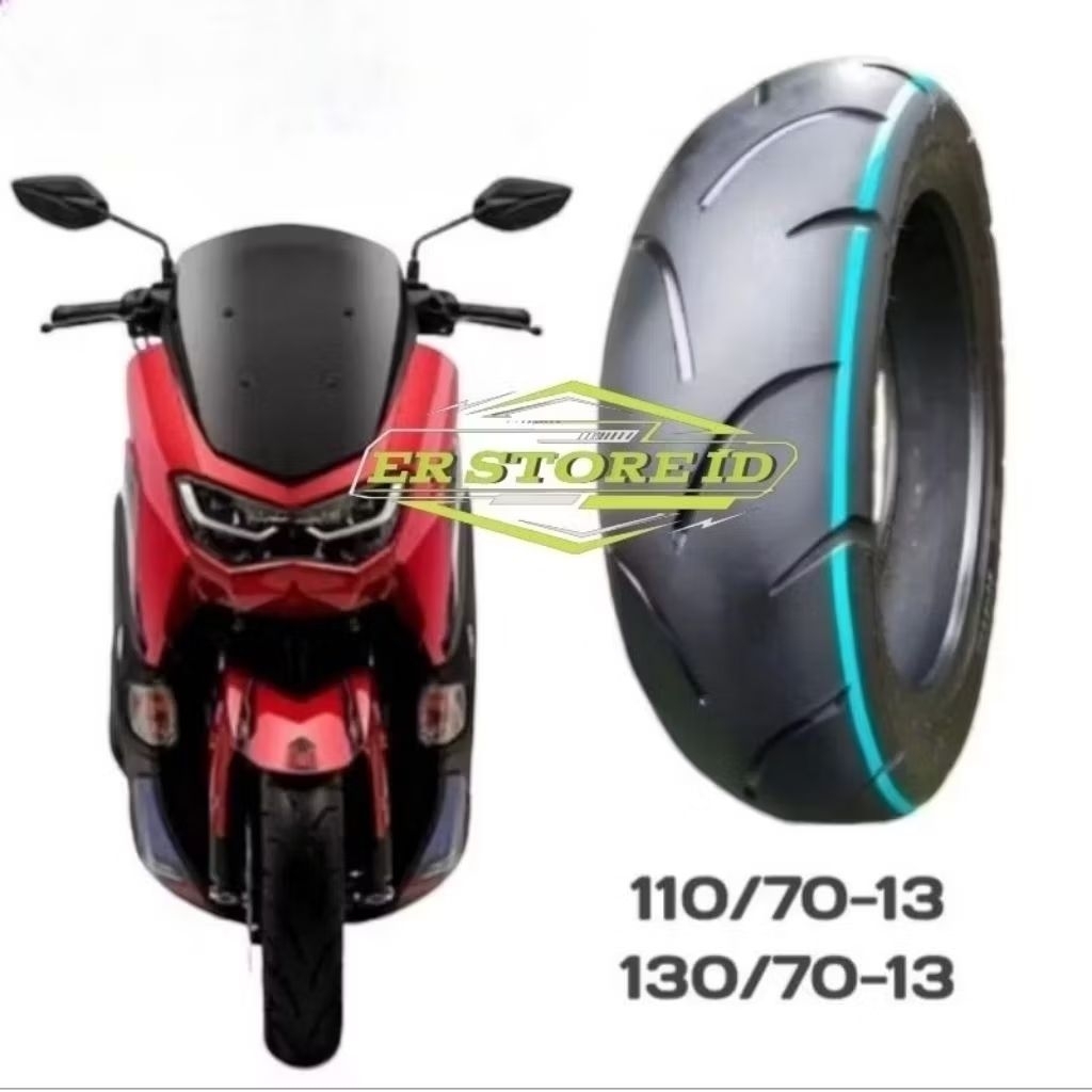 Ban second Depan Belakang Motor NMAX IRC ukuran 110/70-13 Tubless