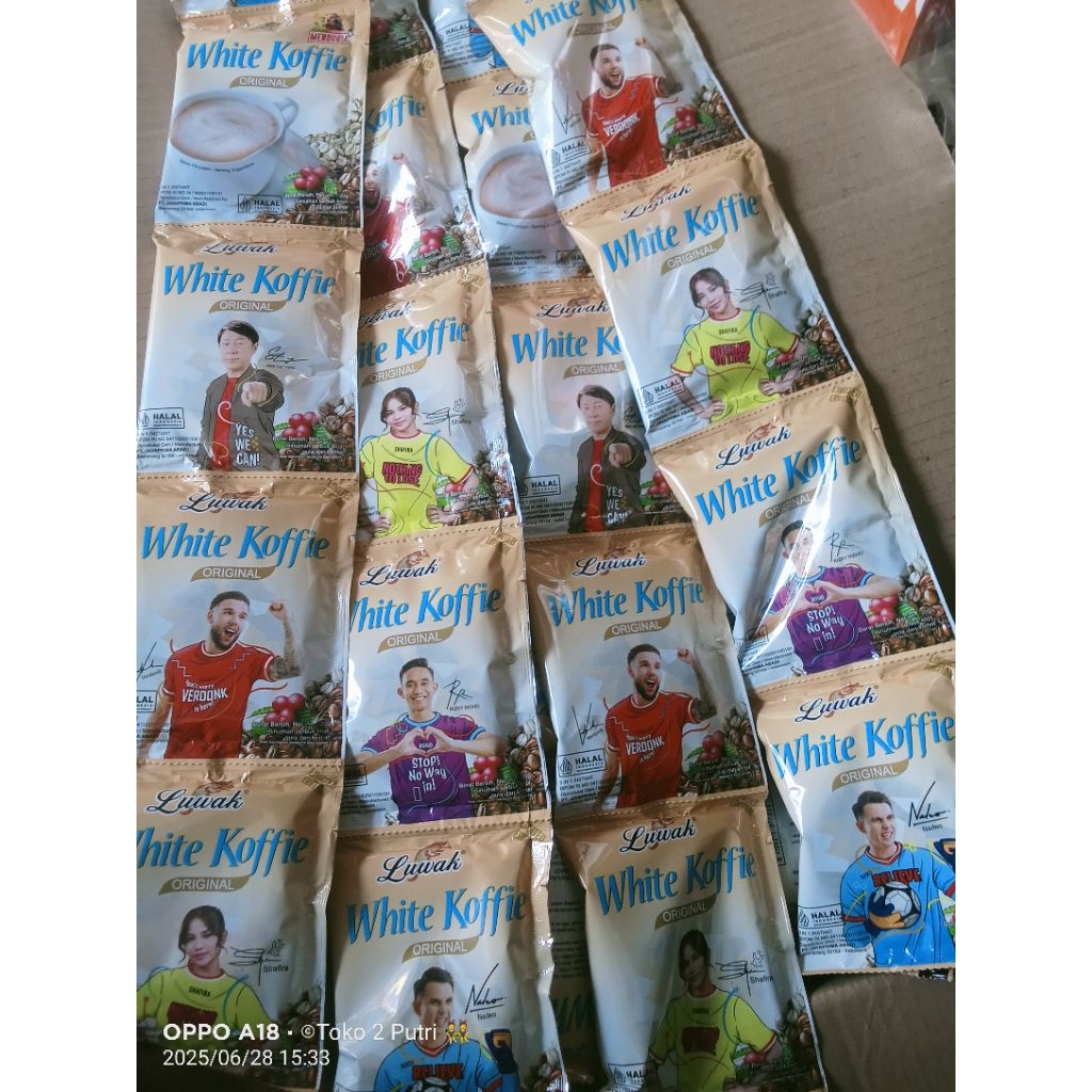 

Kopi Luwak white koffe 1 Renceng isi 10