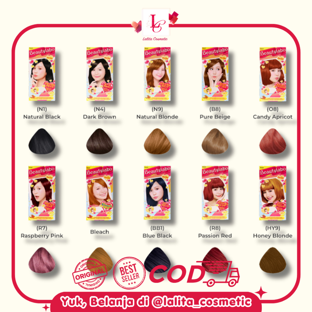 BEAUTYLABO PEWARNA RAMBUT - BEAUTY LABO