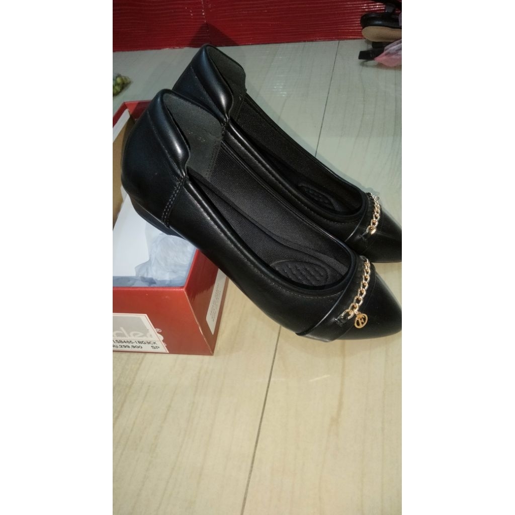 Flatshoes Fladeo | Sandal sepatu wanita hitam