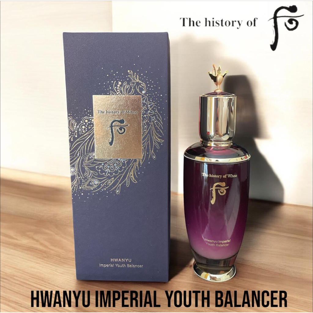 THE HISTORY OF WHOO HWANYU IMPERIAL YOUTH BALANCER &EMULSION