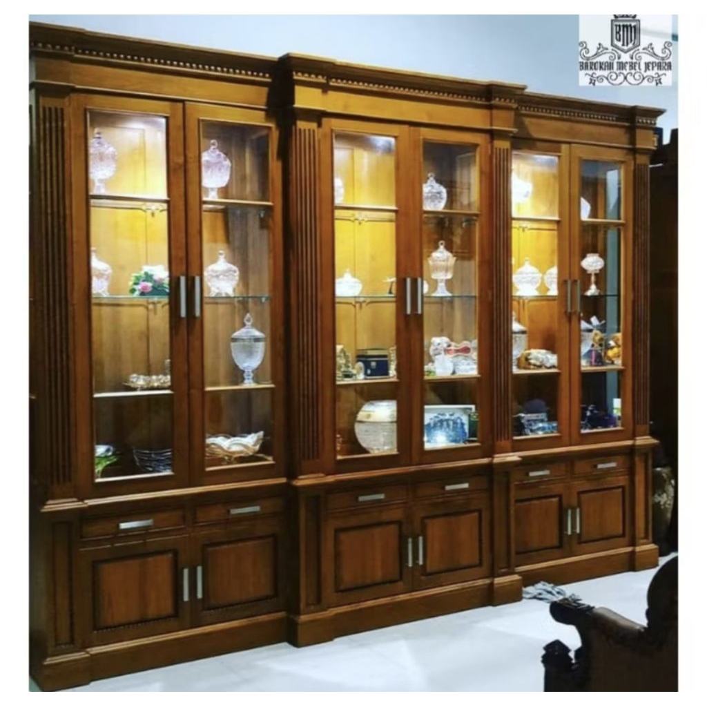 bufet hias custom P 3meter x T 2,5m x L 45cm