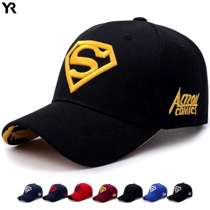 Topi fashion cap logo S Suparman topi baseball unisex/pria wanita