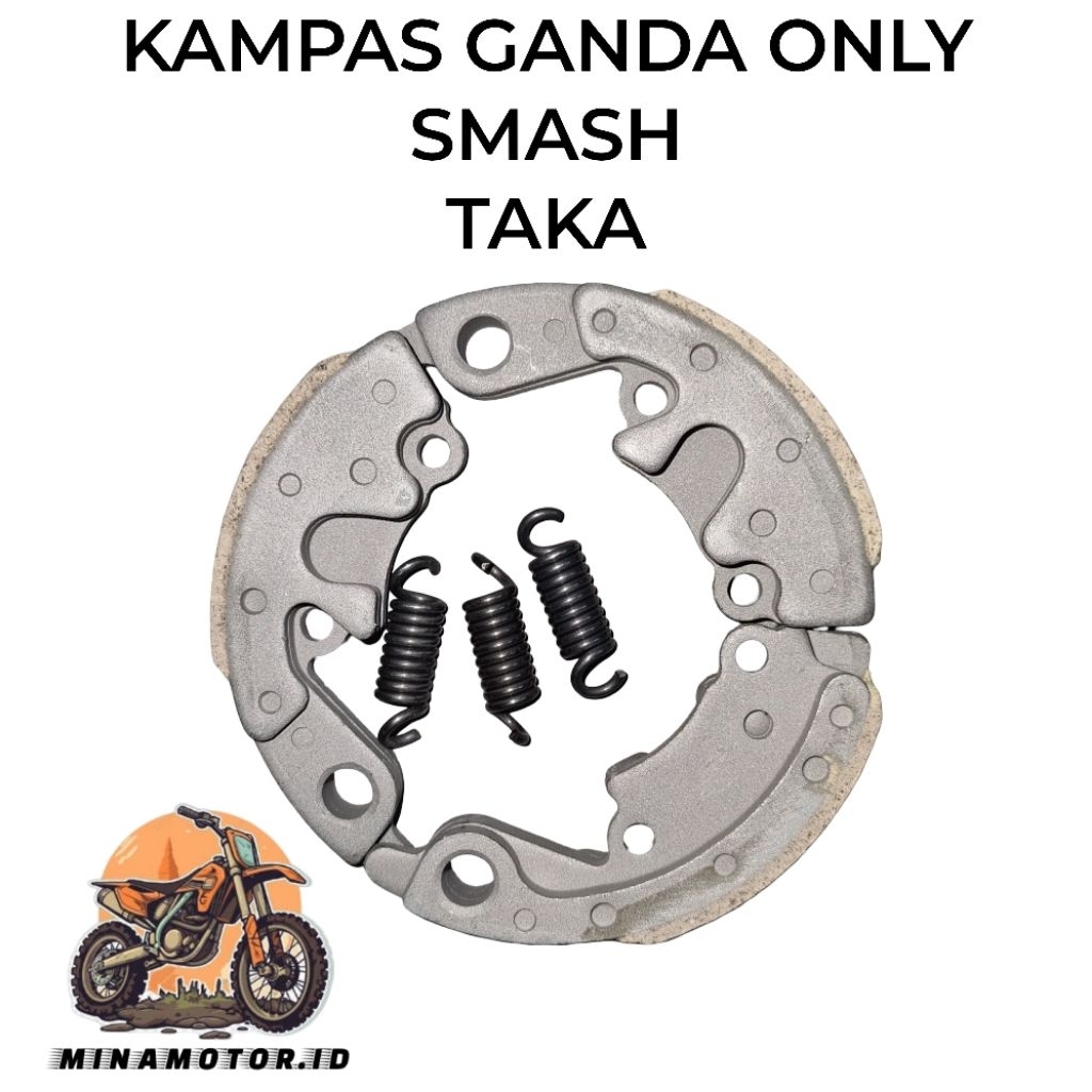 TAKA Kampas Kopling Ganda Otomatis Only Smash Sparepart Aksesoris Variasi Sukucadang Motor