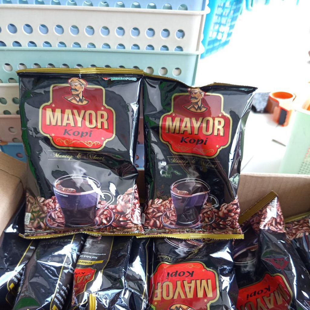 

MAYOR KOPI KOPI GILING TANPA GULA 120G