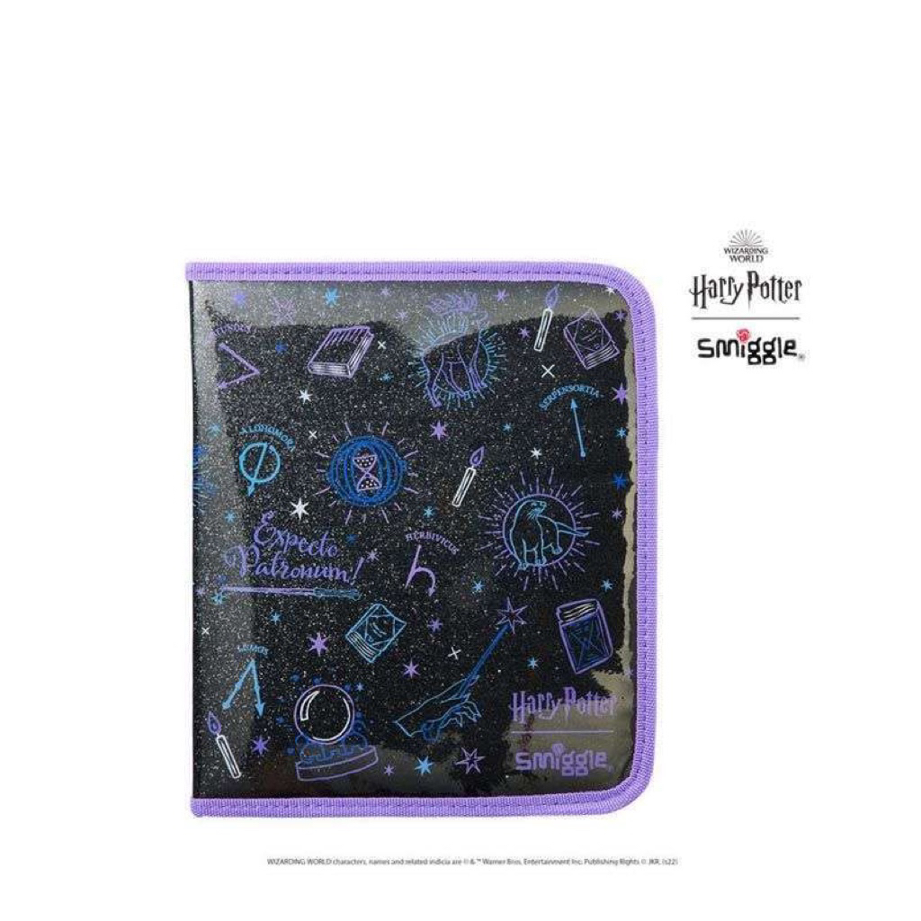 

Smiggle Harry Potter Zip It Stationery Gift Pack purple