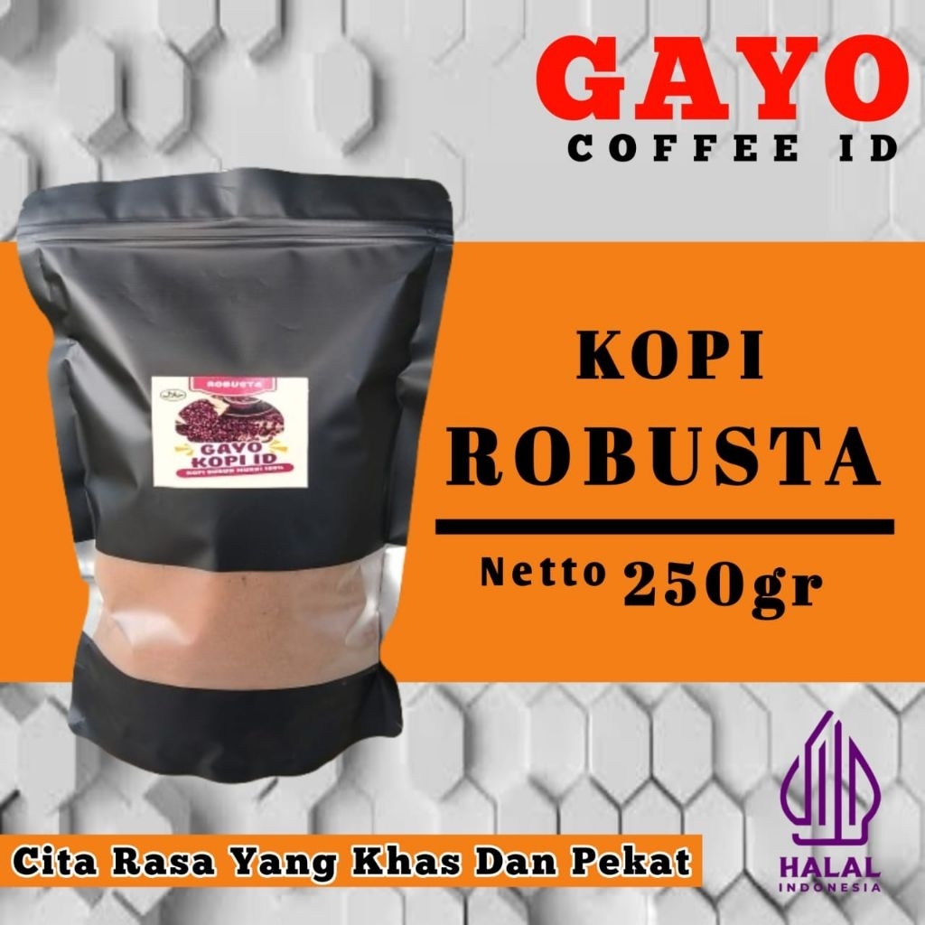 

Bubuk Kopi Robusta Premium 250 Gram Cap Gayo Kopi Id Jaminan Rasa