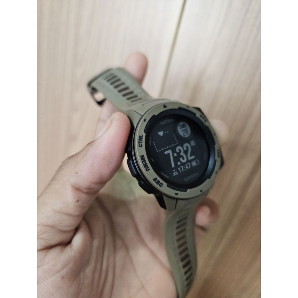 garmin instinct tactical second