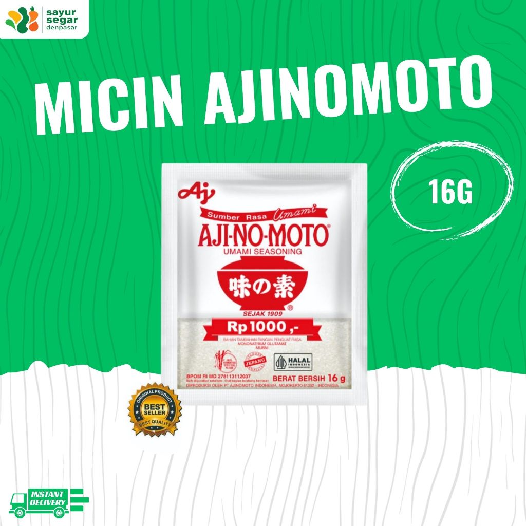

Micin Ajinomoto 16gr - Sayur Segar Denpasar
