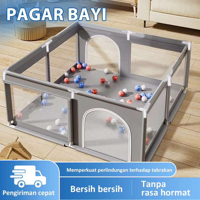 [COD]  SUN Pagar bayi bermain 200*200cm /pagar bayi kolam mandi anak/tempat bermain anak/Baby Playfe