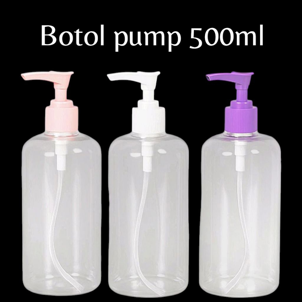 Botol kosong pencet | Botol pump 500ml | Botol sabun cair | Botol sabun cuci tangan