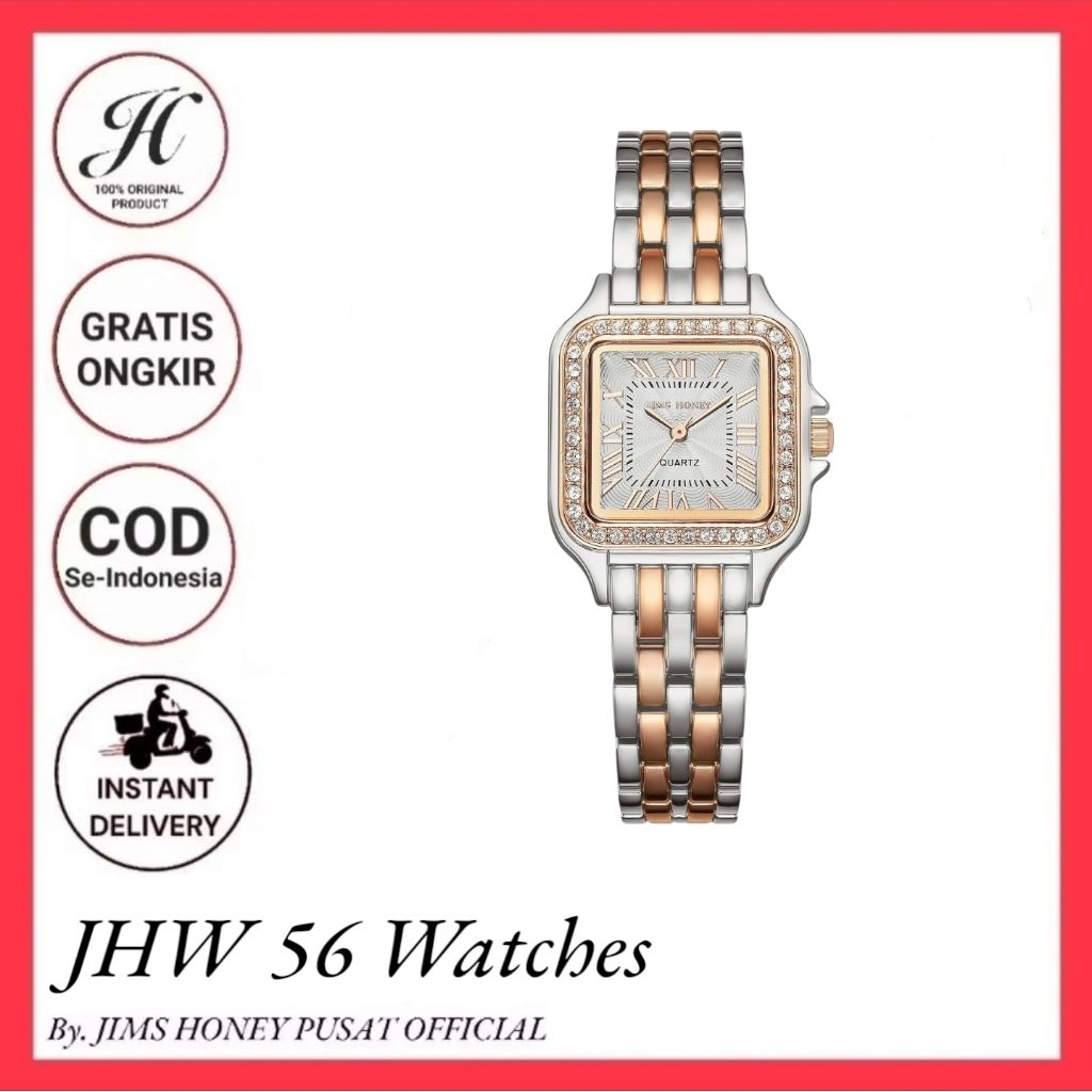 Jam Tangan Wanita JIMS HONEY Jhw 56 Women Watch - Jam Murah - Jam Analog Arloji