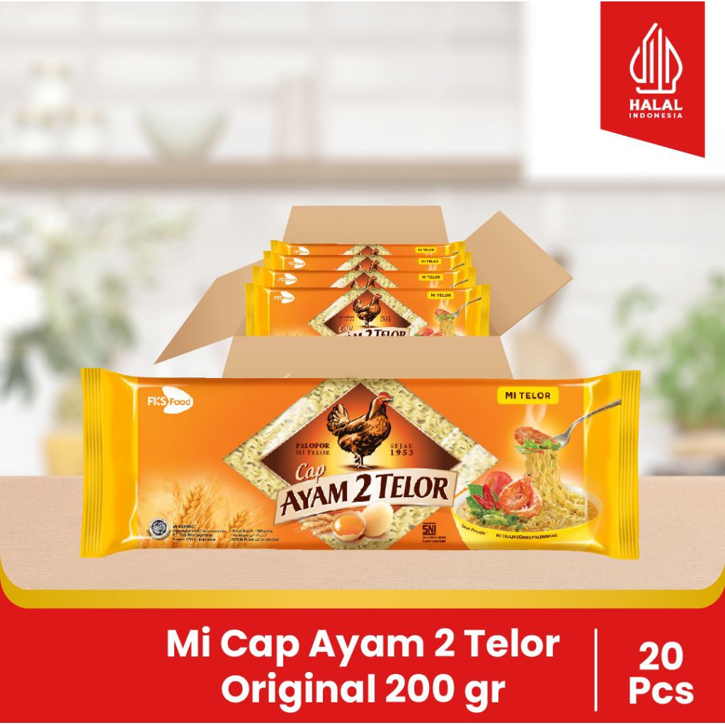 

Mi Cap Ayam 2 Telor - Original - 1 Karton - 20 Pcs- 200gr