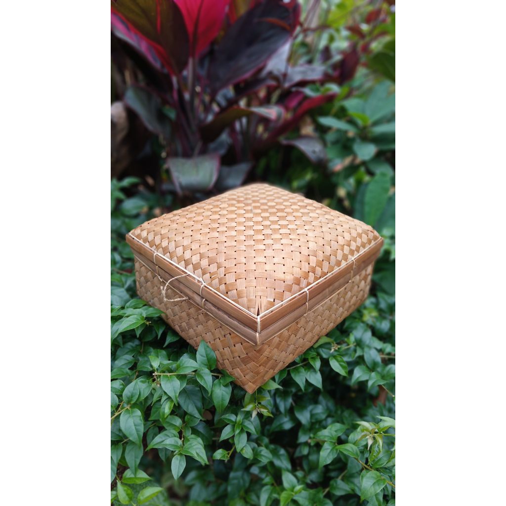 SOKASE BAMBU | BESEK KAKI | HAMPERS | TEMPAT ROTI | 25x25/30x30