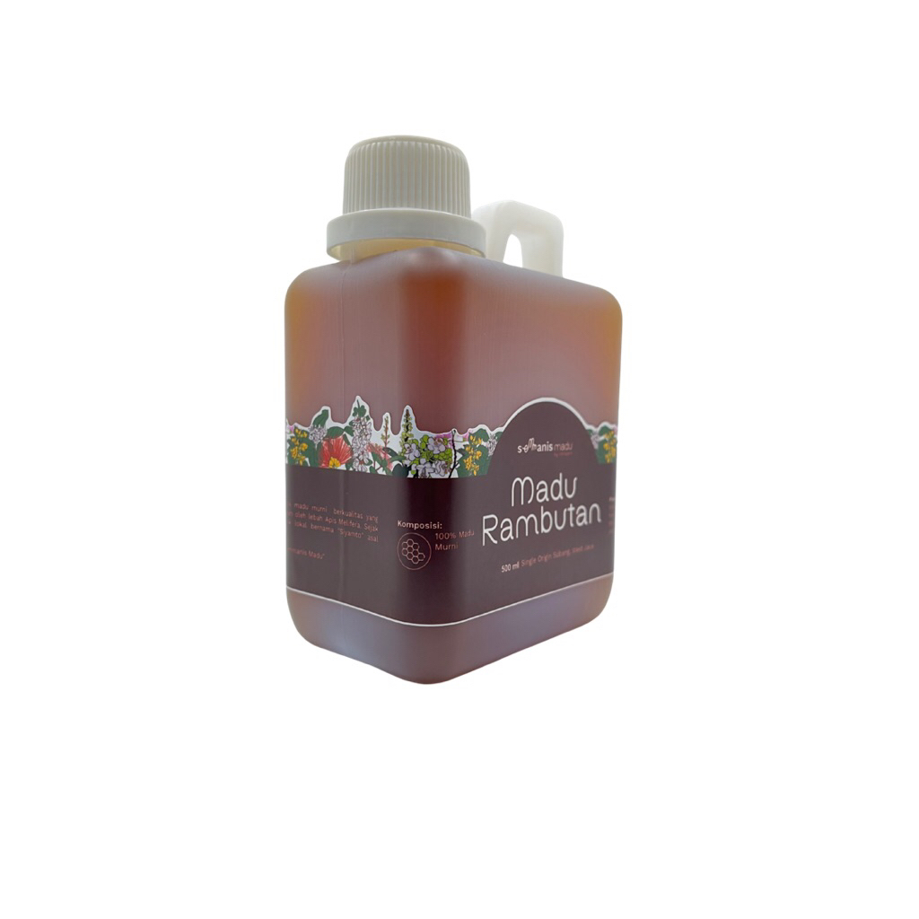 

Madu Raw Honey Nektar Bunga Rambutan Single Origin Boyolali, Jawa Tengah 130 ml 250 ml 500 m