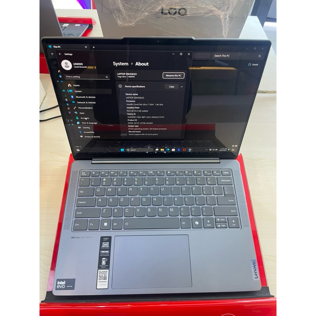 Lenovo Yoga Slim7 Ultra 7-155H 16Gb/1Tb OLED TOUCSCREEN