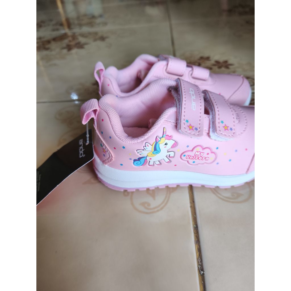 ANDO Sepatu Sneakers Anak Perempuan Unicorn