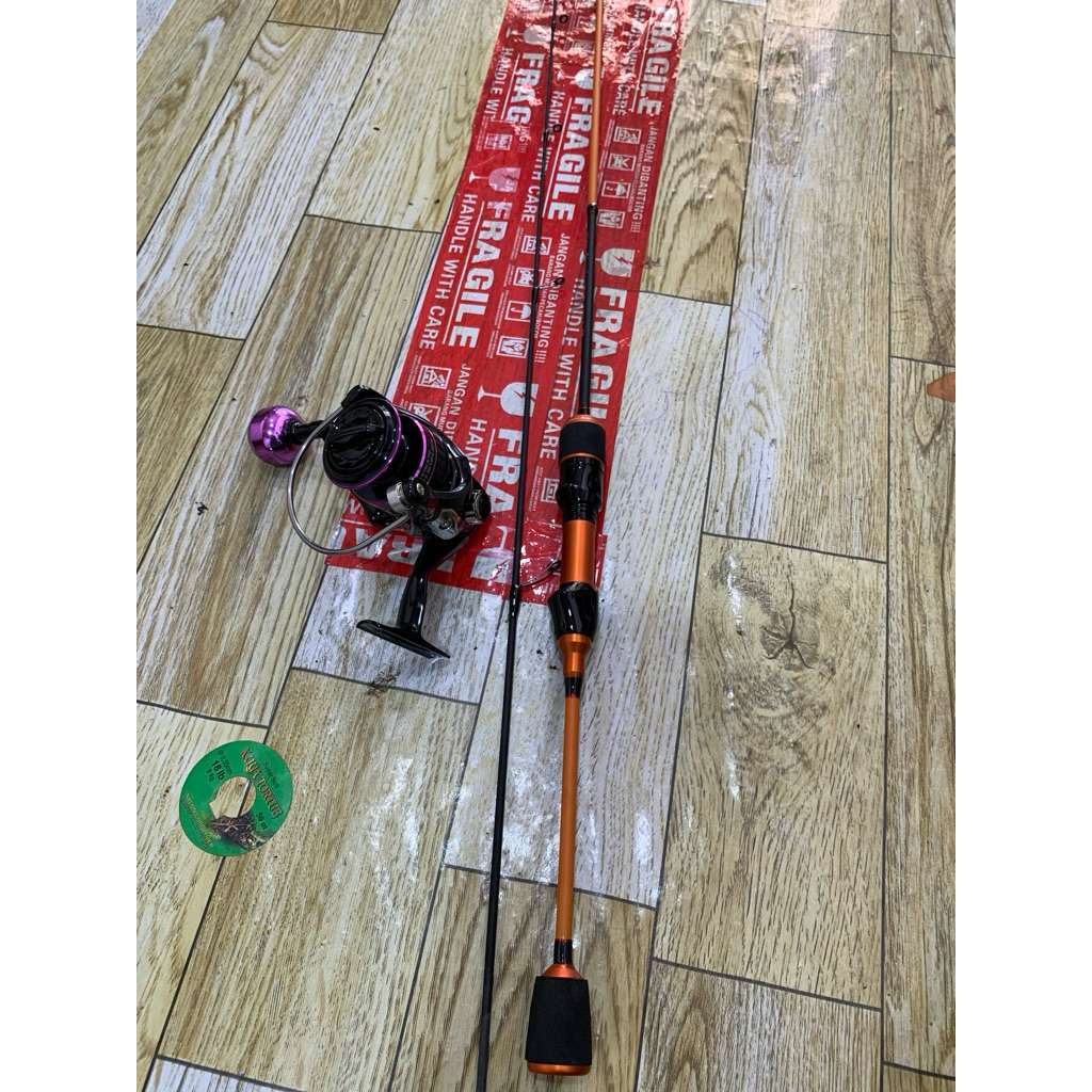 joran uL zorro phoniex dan draco 1.8M carbon padat set reel zorro