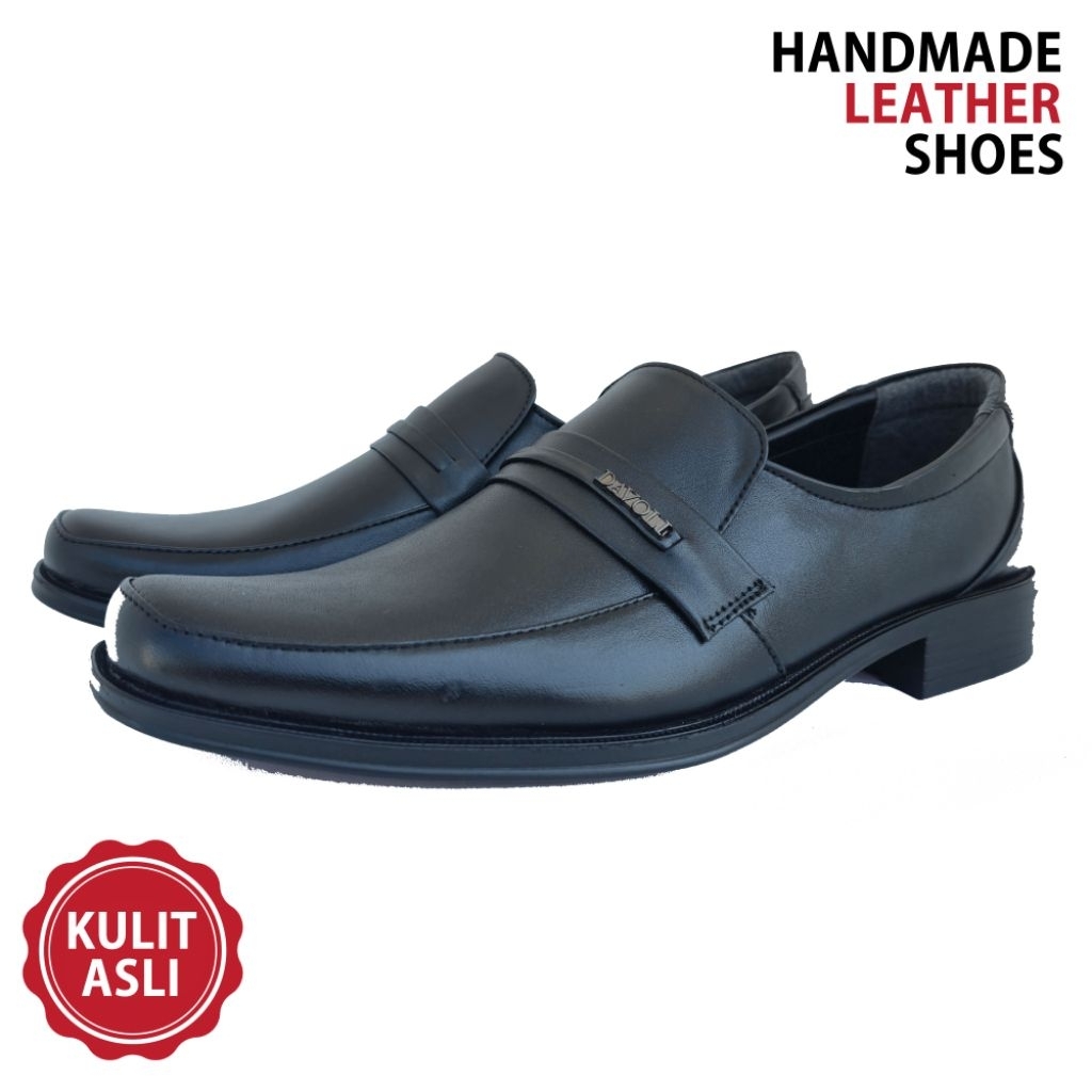 DAVOLI Sepatu Kulit 9923 Black