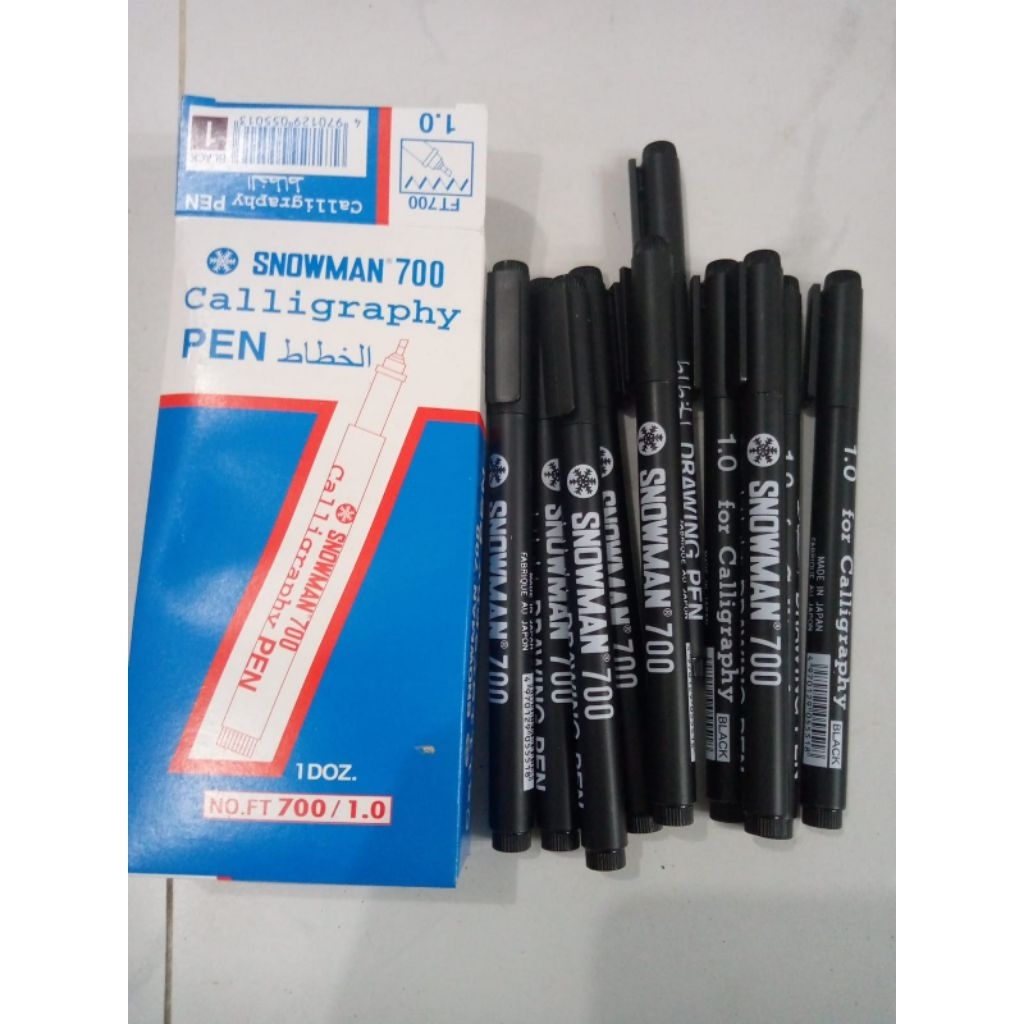 

Snowman Drawing Pen FT 700 / Pulpen 0.1 0.5 mm / Spidol Gambar FT-700 - Harga yang tercantum adalah harga PER PCS