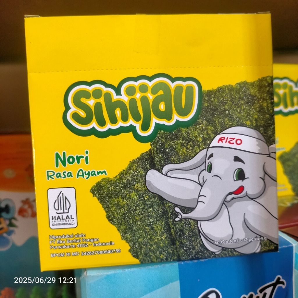 

Si Hijau Nori Rasa Ayam (Rumput Laut Gurih)