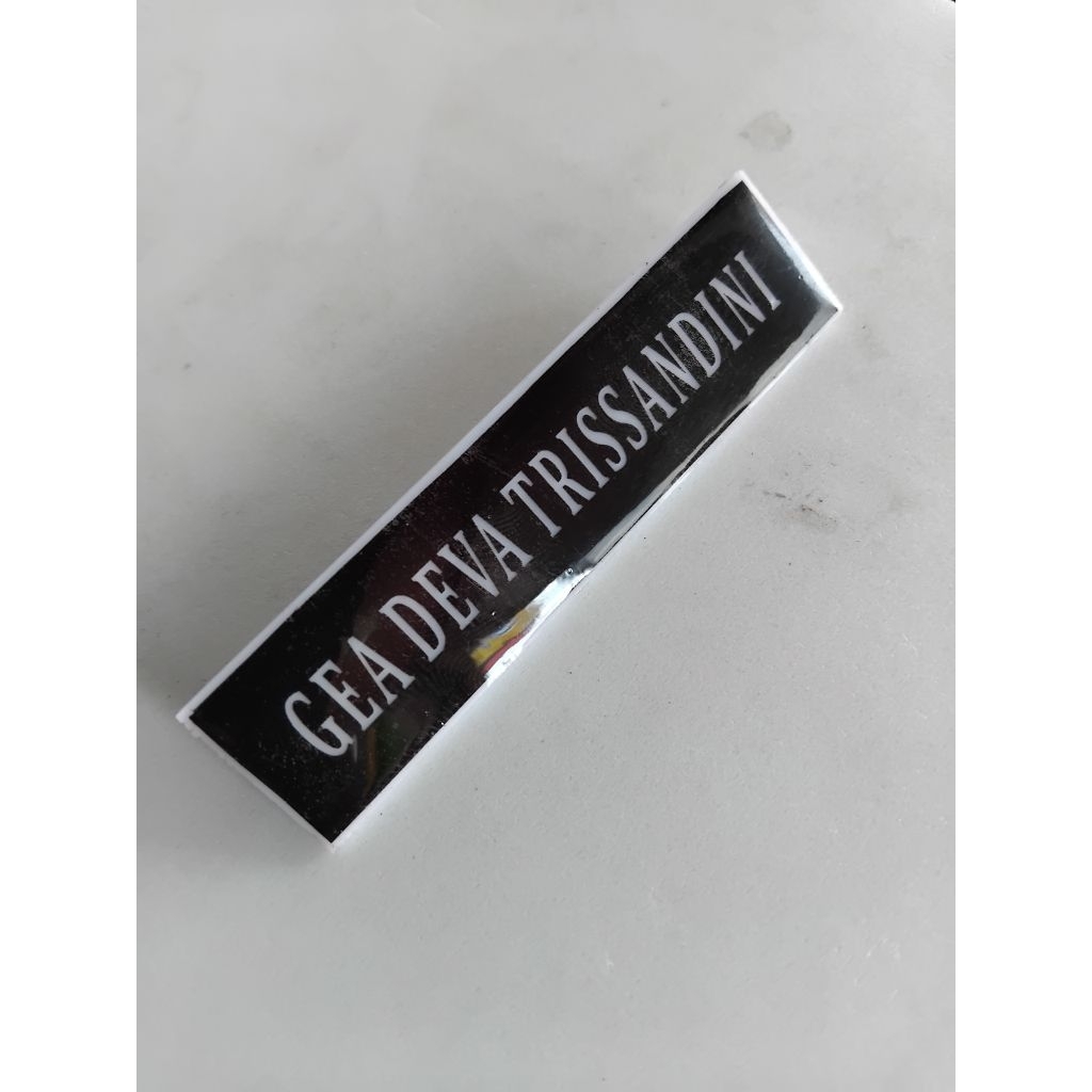 

nama dada/namtag resin