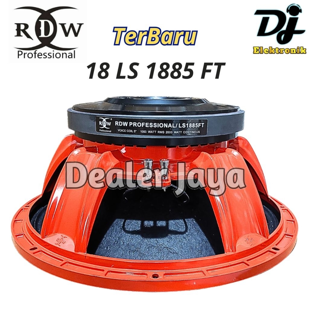Speaker Komponen RDW 18 LS 1885 FT / 18LS1885 FT / LS1885 FT - 18 inch