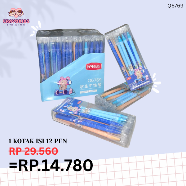

CRAYOKIDS PEN KARAKTER COOL BEAR – BOLPEN ANAK ISI 12 PCS | Q6769