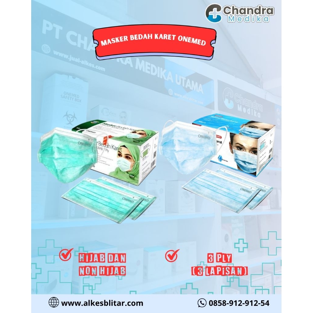 Masker Bedah Karet Onemed