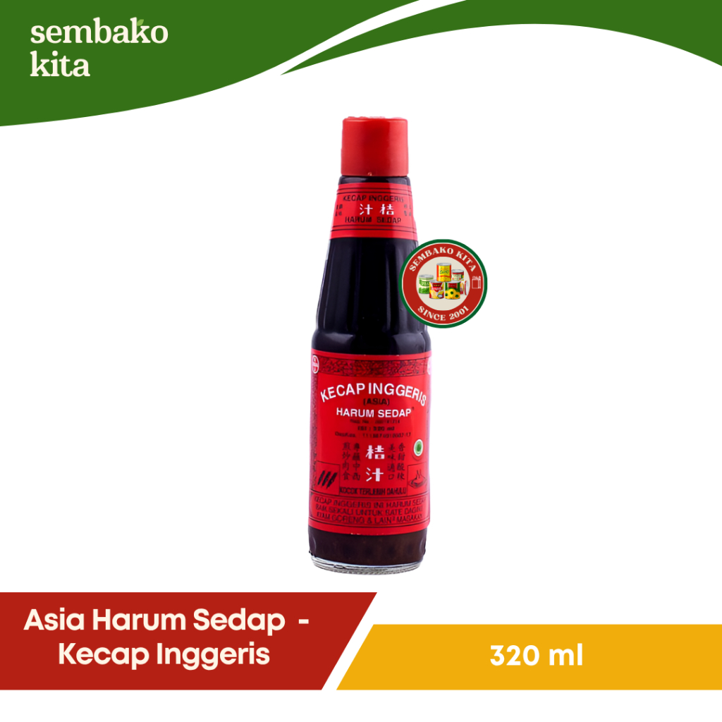 

Asia Harum Sedap - Kecap Inggeris 320 ml