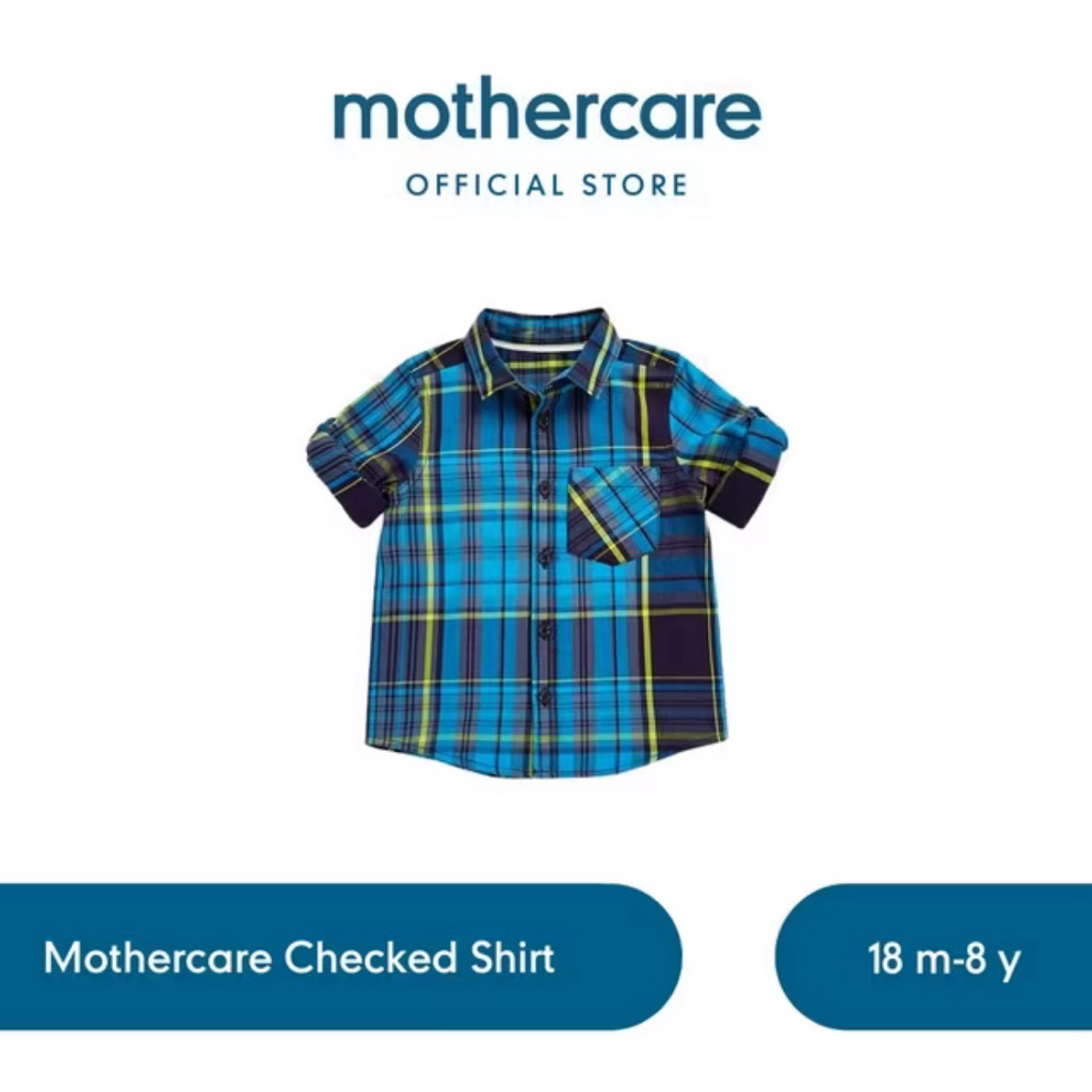MOTHERCARE KEMEJA BIRU