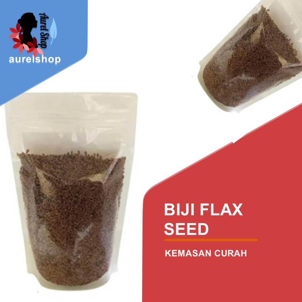

Biji Flaxseed Kering kemasan 100g, 250g, 500g, 1 kg