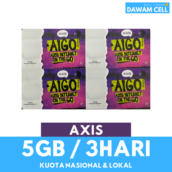 VOUCHER AXIS 5GB 3HARI (AIGO)
