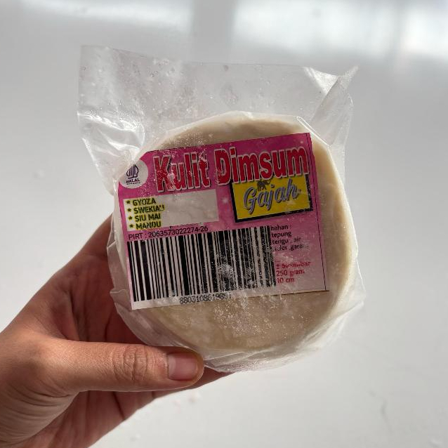 

Kulit Dimsum Bulat Merk Gajah Diameter 10cm 250gr